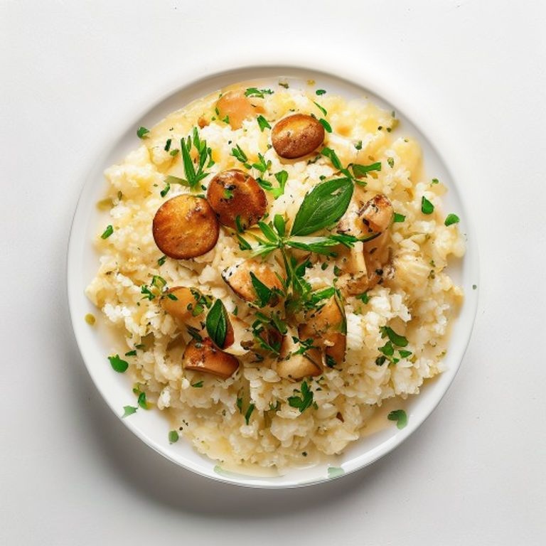 Risotto aux champignons de Paris