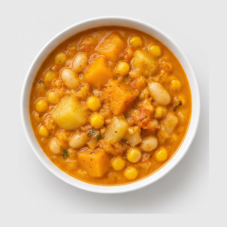 Ragoût andin de maïs et haricots façon locro végétarien