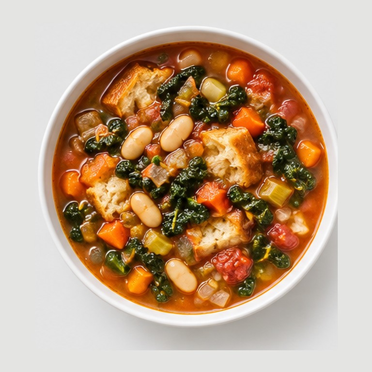 Soupe toscane de pain et légumes façon ribollita