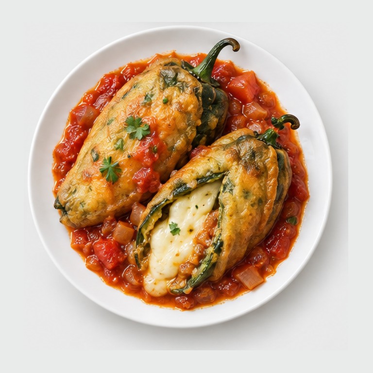 Chiles Rellenos de Queso (Mexique)