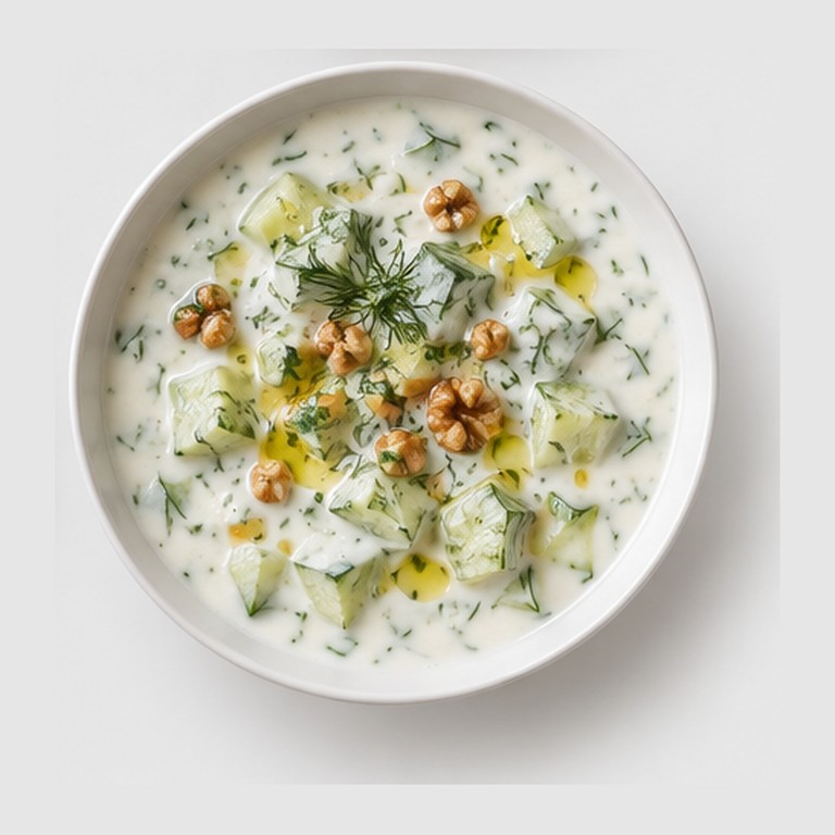 Soupe froide au yaourt de Macédoine façon tarator
