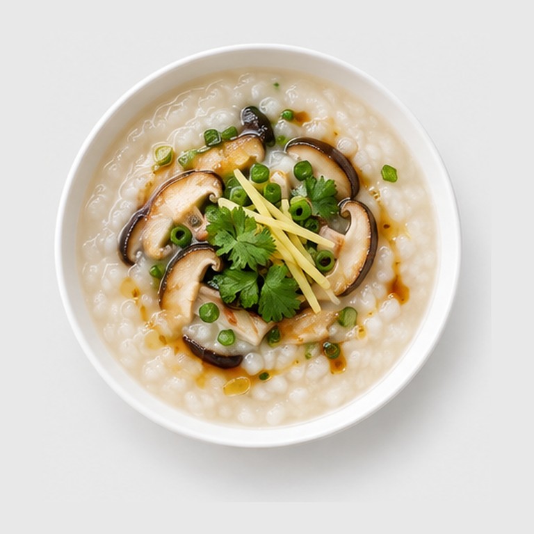 Congee aux Champignons (Jook Cantonais)
