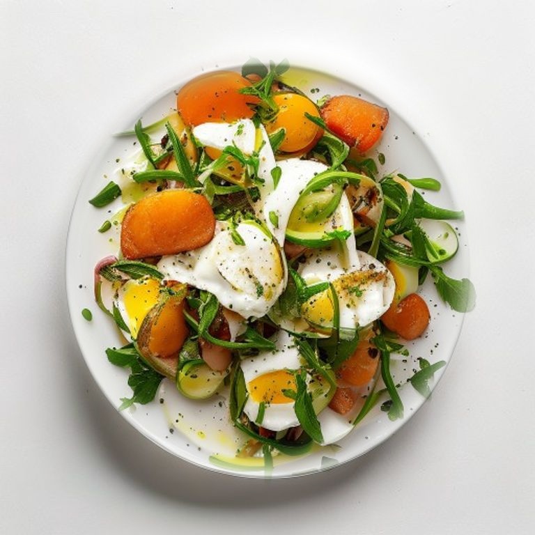 Thon, haricots verts et œuf, vinaigrette