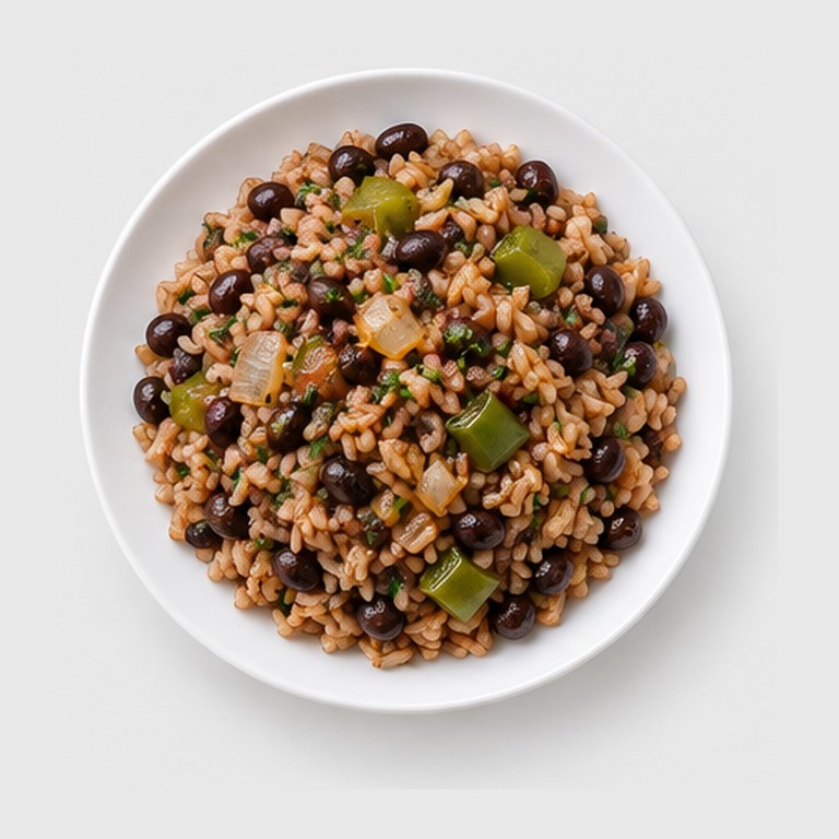 Riz et haricots noirs Cuba façon congrí / moros y cristianos