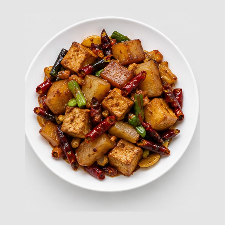 Légumes-piment frit façon phaksha paa végétarien