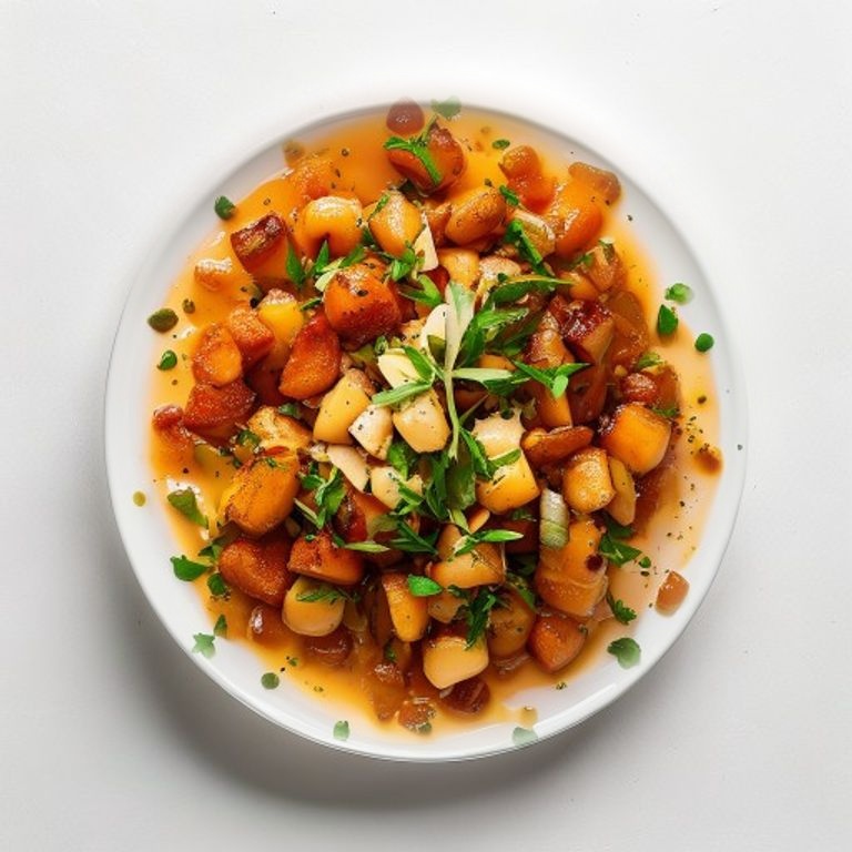 Lentilles corail au poulet et curcuma