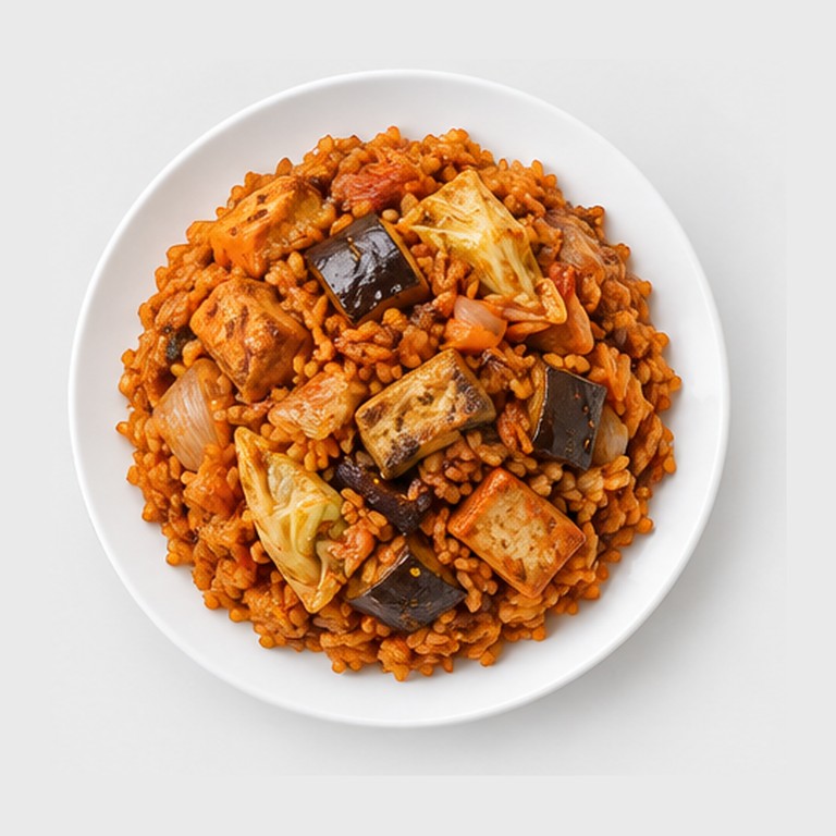 Riz au poisson végétarien du Sénégal façon thiéboudienne de légumes