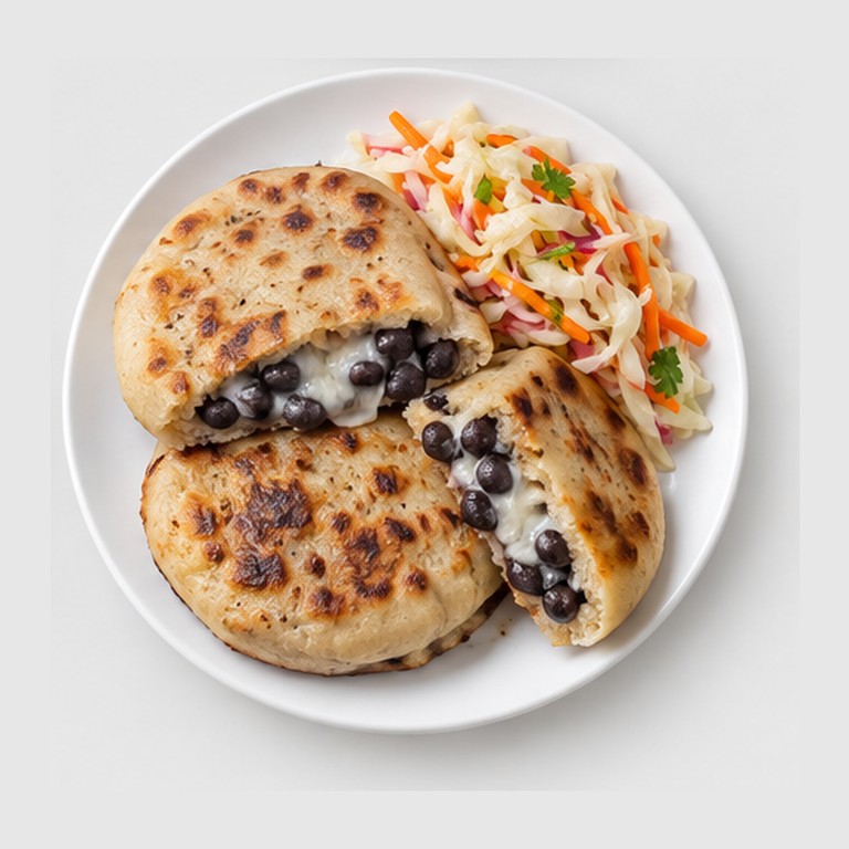 Galettes fourrées salvadoriennes façon pupusas végétariennes