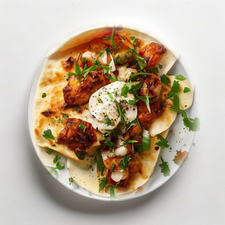 Wrap au poulet croquant