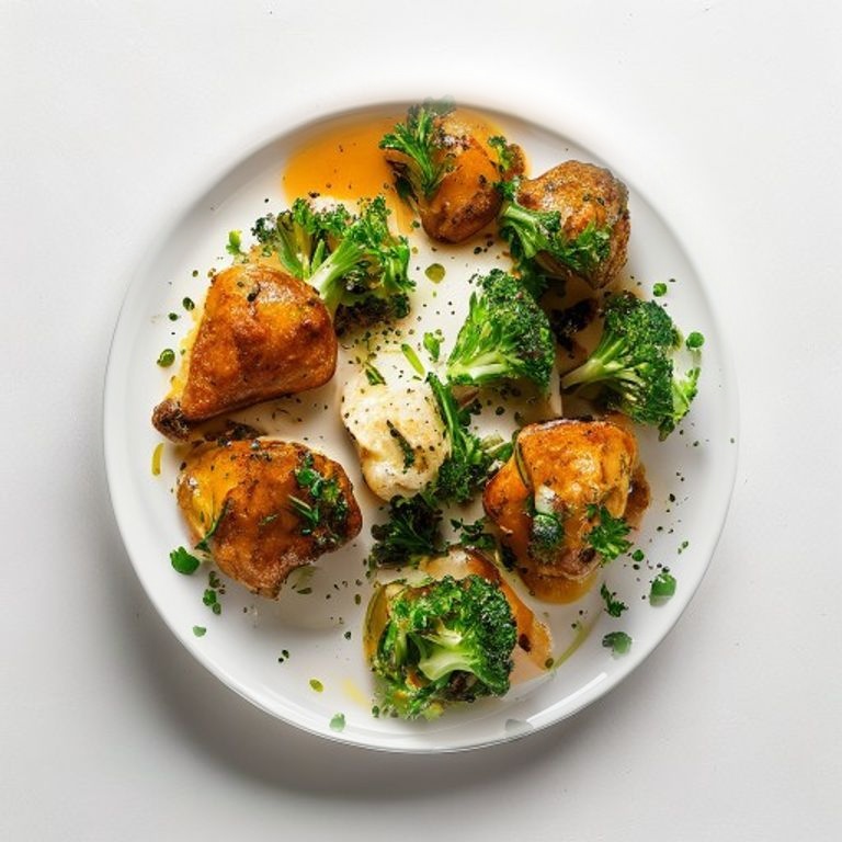 Poulet, brocoli, gingembre et sauce soja