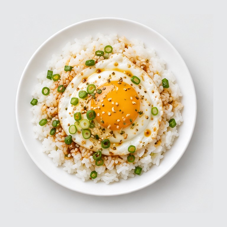 Riz à l'oeuf beurré façon gyeran bap (Corée)