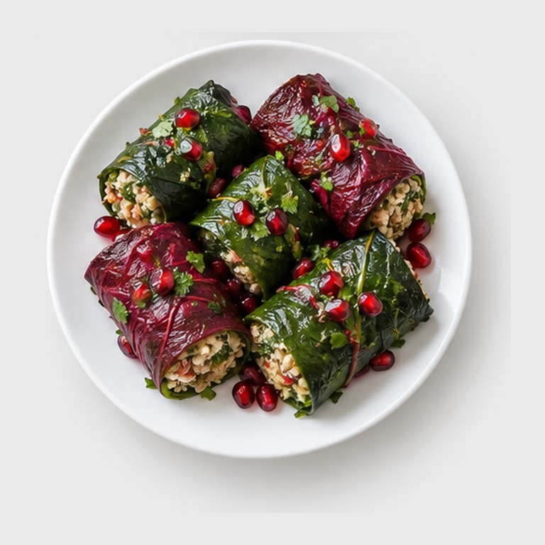 Roulades de légumes aux noix géorgiennes façon pkhali