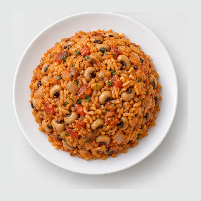 Riz soufflé au niébé sénégalais façon mbaxal bu sop