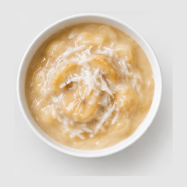Poke Tokelauien — Pudding de Banane au Lait de Coco