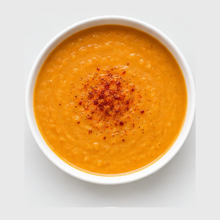 Soupe veloutée de lentilles façon mercimek çorbası