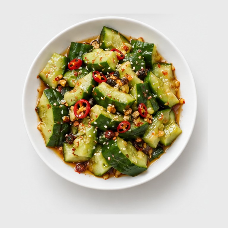 Smashed Cucumber Salad (Sichuan, Chine)