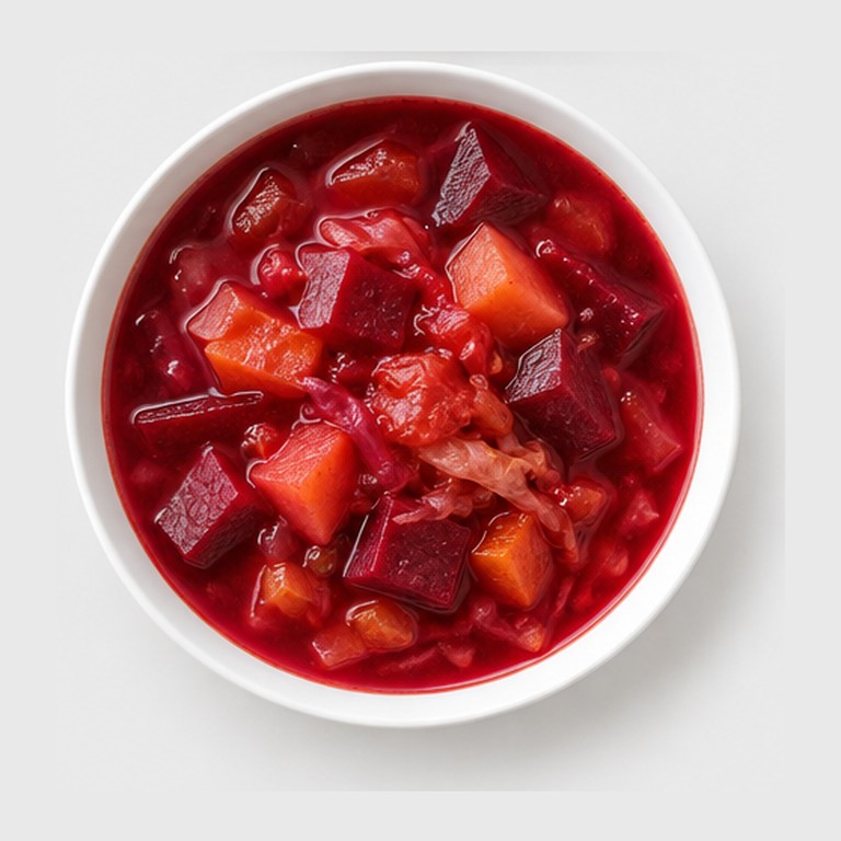 Soupe à la betterave façon bortsch végétarien