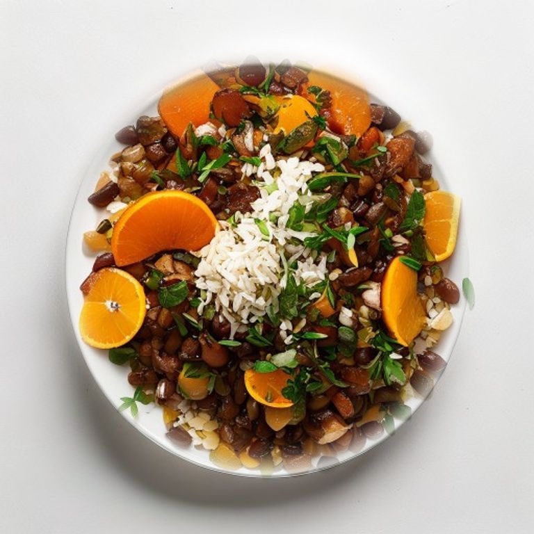 Ragoût de haricots noirs brésilien façon feijoada végétarienne