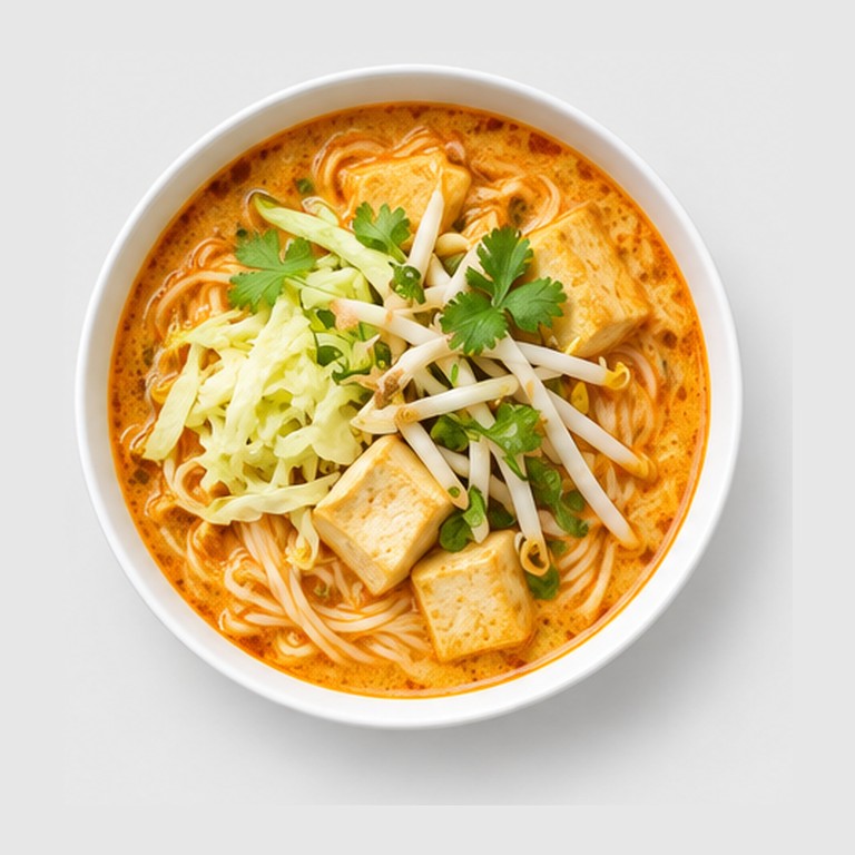 Soupe de vermicelles au curry du Laos façon khao poon