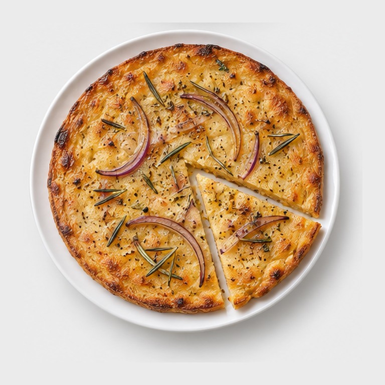 Galette de pois chiches au four façon farinata di ceci