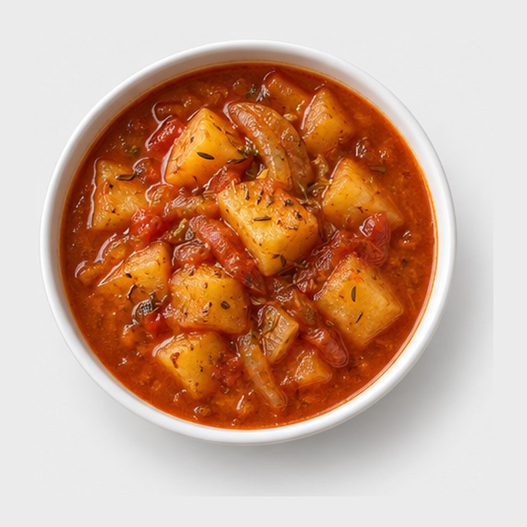 Ragoût de pommes de terre paprikaté façon erdäpfelgulasch