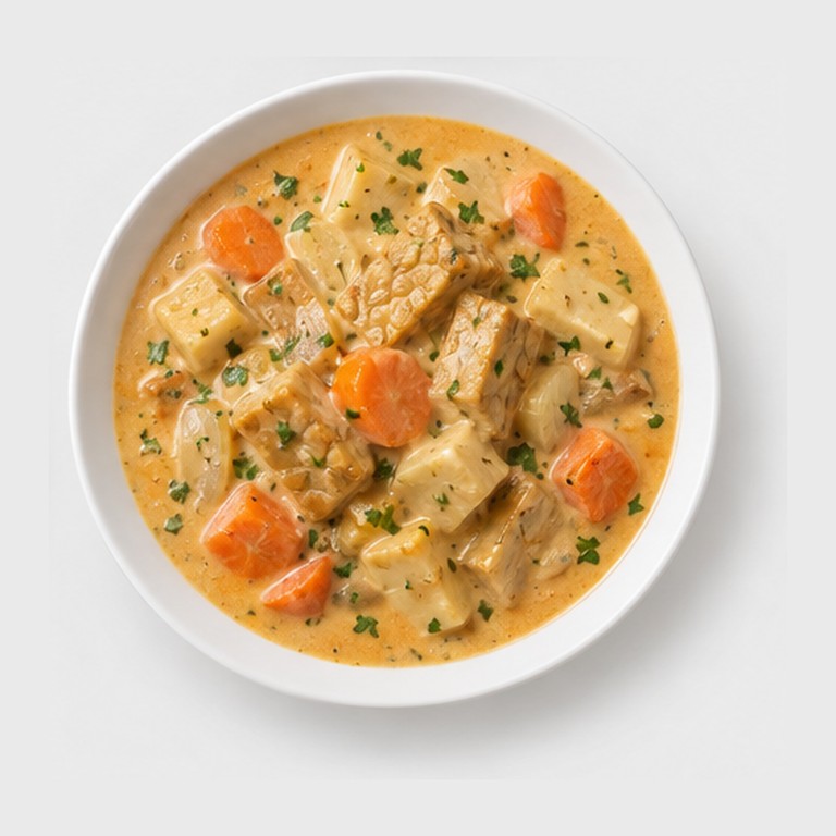 Sauce crème aux légumes tchèque façon svíčková na smetaně végétarien