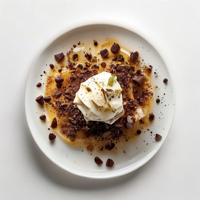 Verrine glace choco-noisette