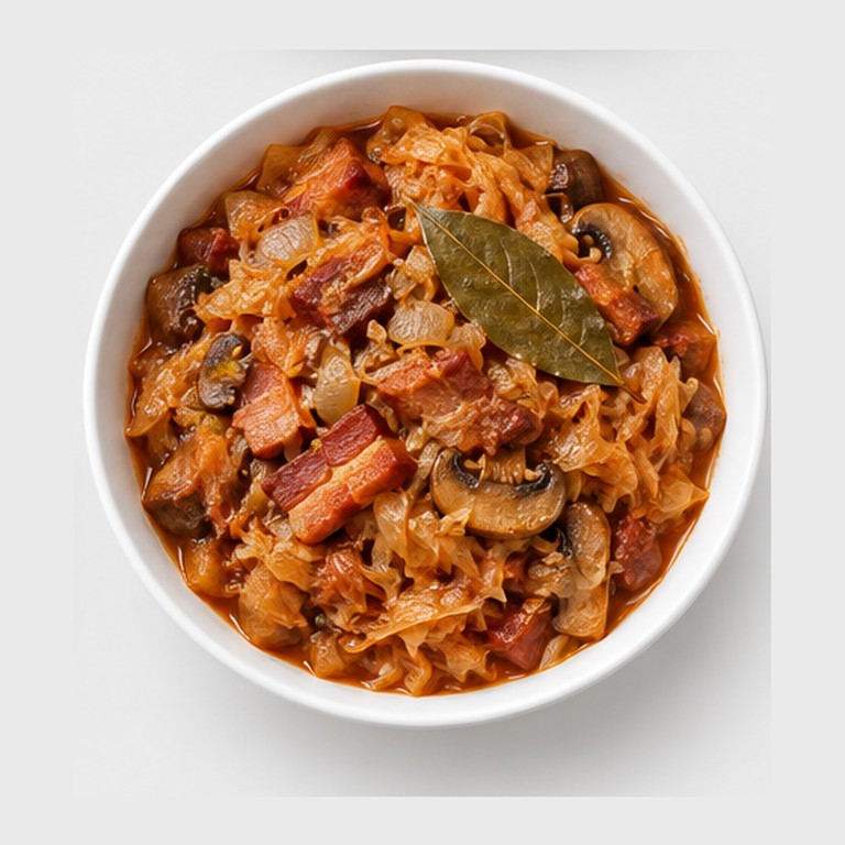 Ragoût de chou et lardons façon bigos