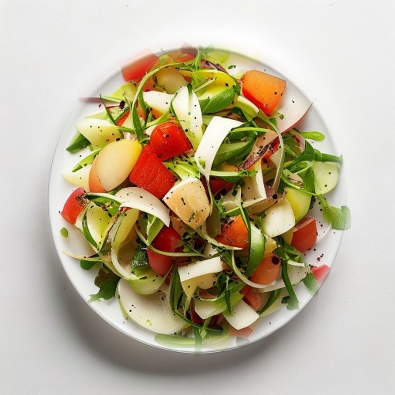 Salade d'endives, pomme et noix de cajou