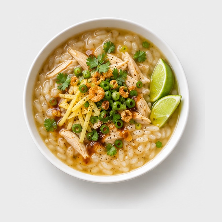 Bouillie de riz au gingembre façon arroz caldo