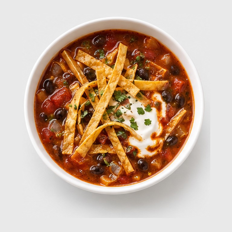 Soupe de tortillas au Chili façon sopa de tortilla