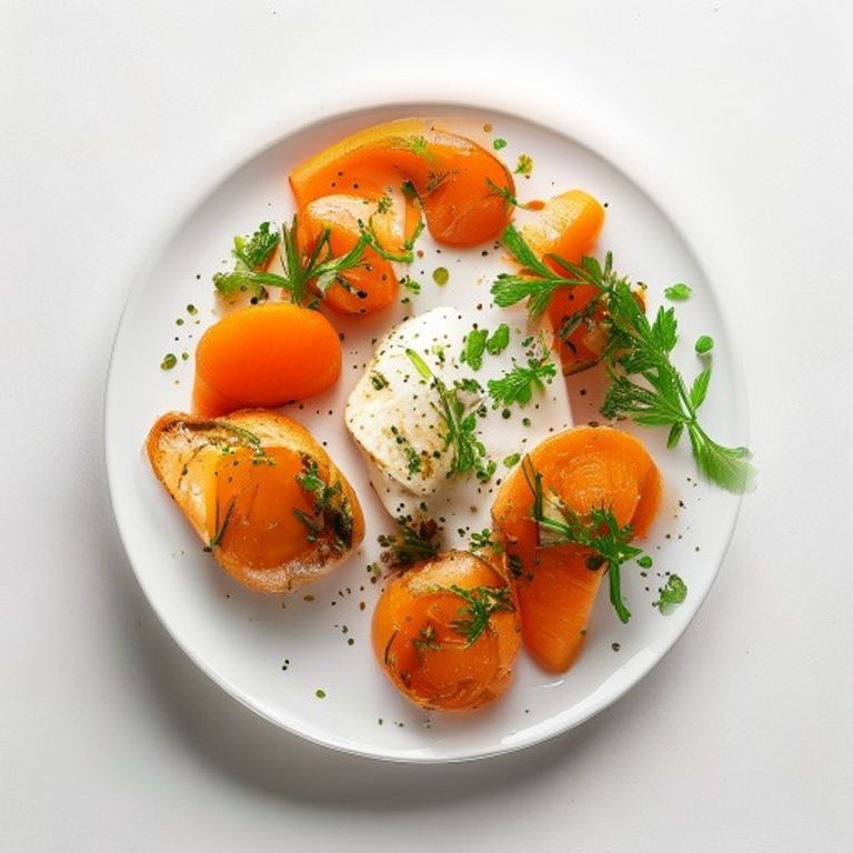 Saumon, carotte, gingembre et sauce soja