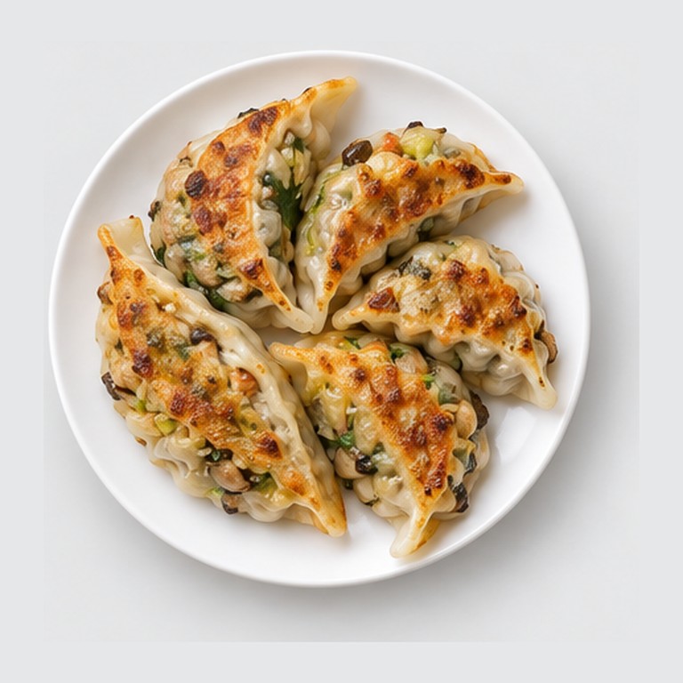 Raviolis japonais poêlés façon gyoza végétariens