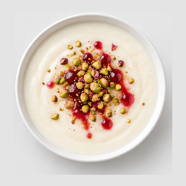 Pudding de lait à la rose façon mahalabia