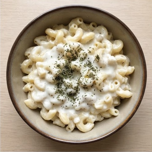 Pâtes au yaourt à l'ail façon macaroni bil laban