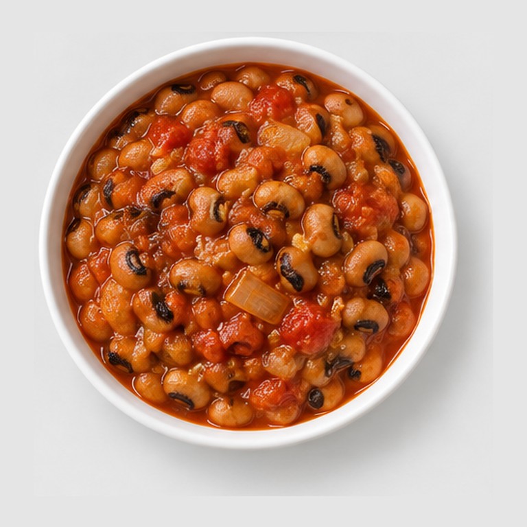Haricots niébé mijotés en sauce tomate épicée façon ndambé