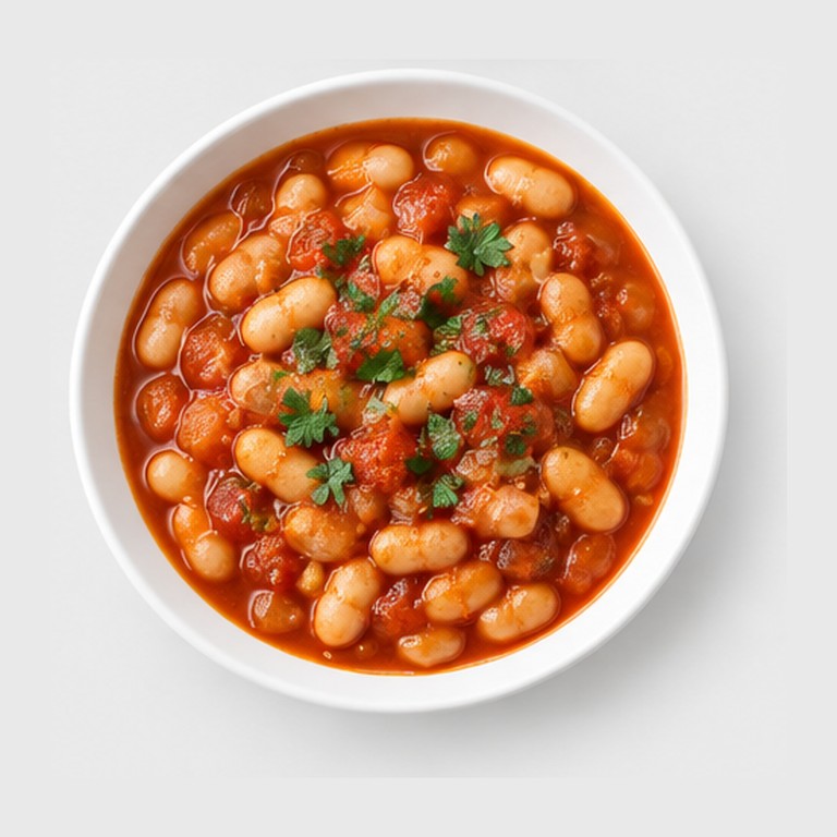 Haricots blancs à la sauce tomate façon kuru fasulye