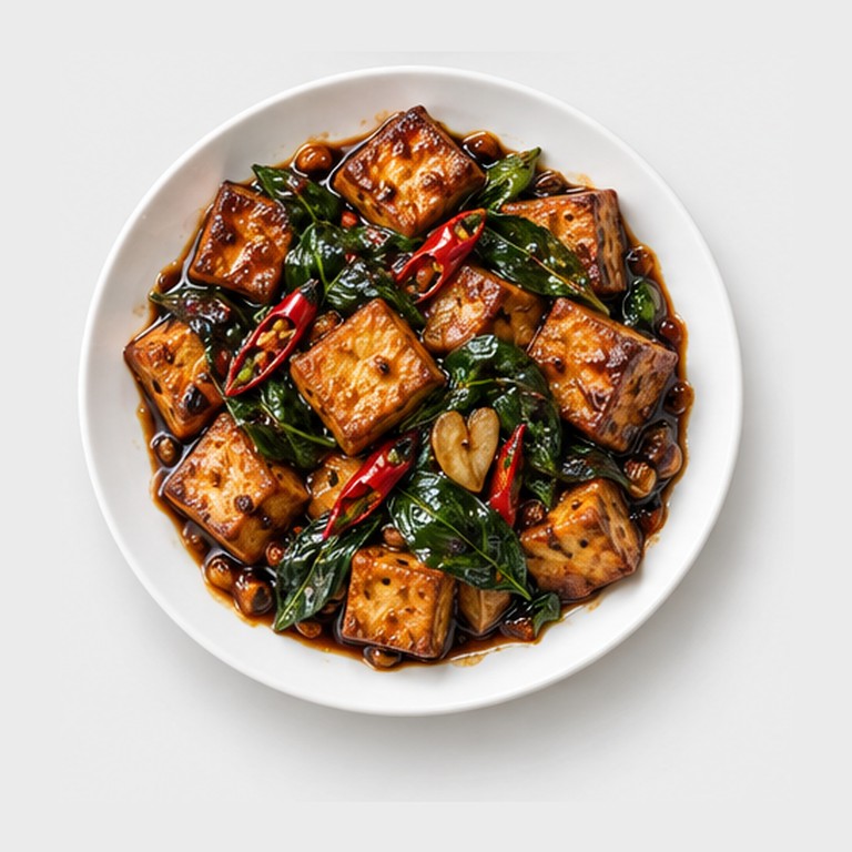 Tofu aux trois tasses façon sanbeiji végétarien (Taïwan)