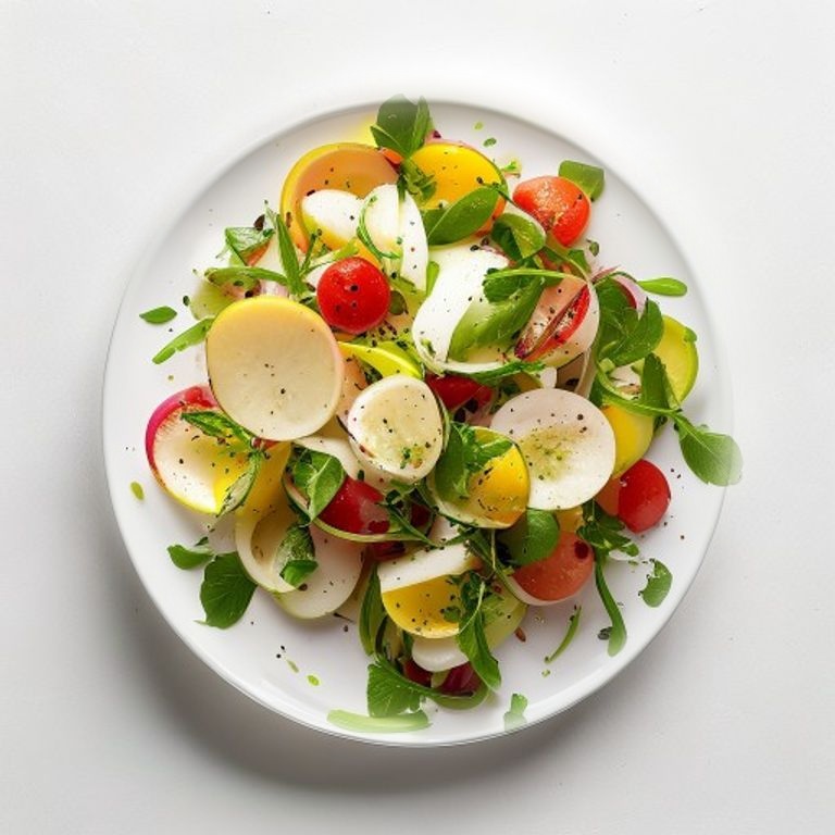 Salade d'artichauts et radis au citron