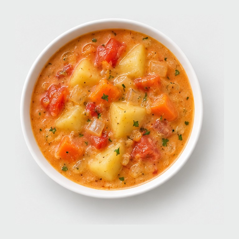 Soupe de cacahuètes aux pommes de terre façon sopa de maní