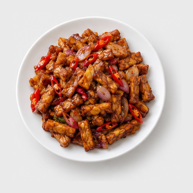 Tempeh sauté sucré-épicé façon tempe orek