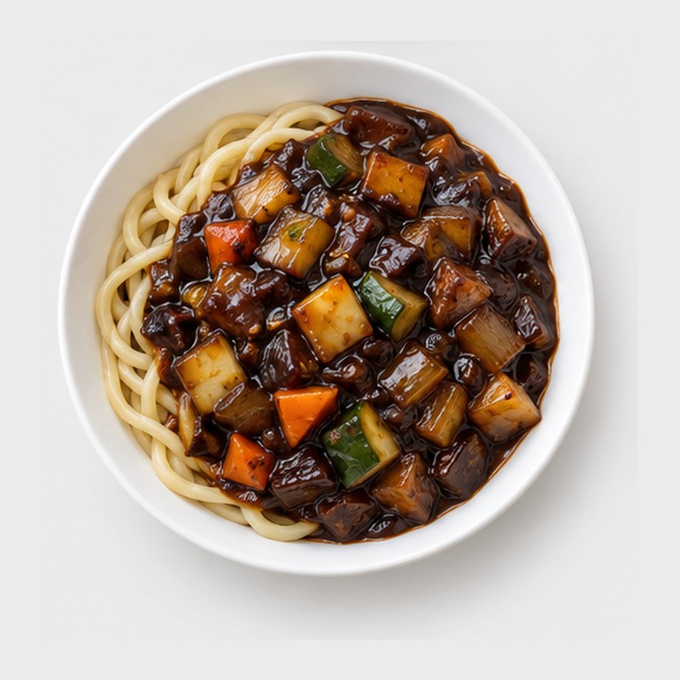 Jjajangmyeon Végétarien (Corée-Chine, Sauce Noire)