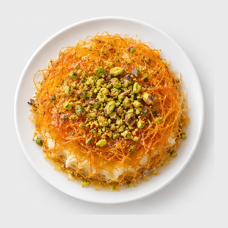Dessert fromager palestinien façon knafeh