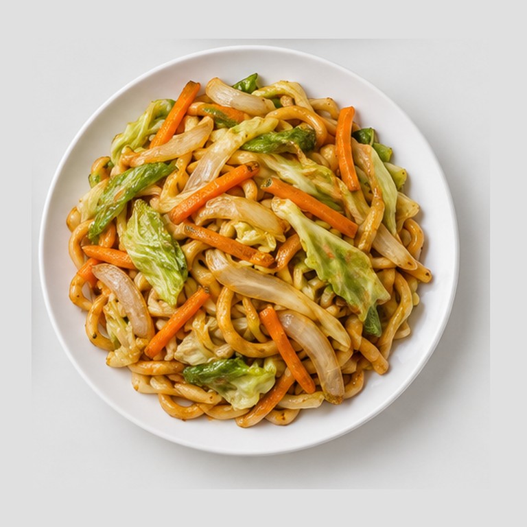 Nouilles sautées aux légumes à la mongole façon tsuivan