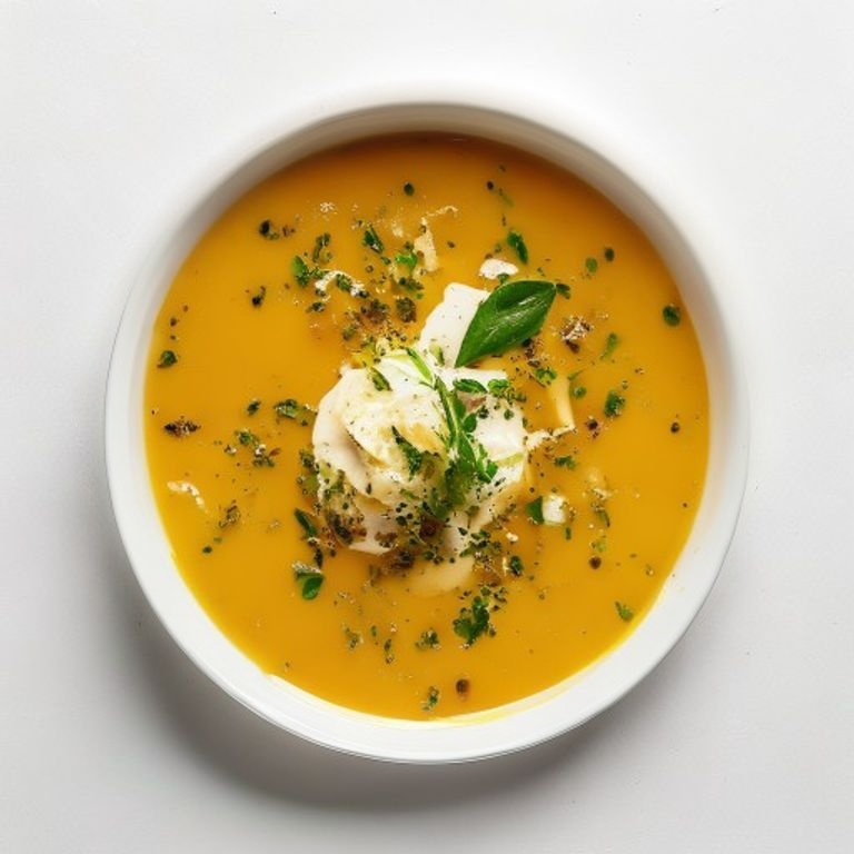 Velouté de potiron à la muscade