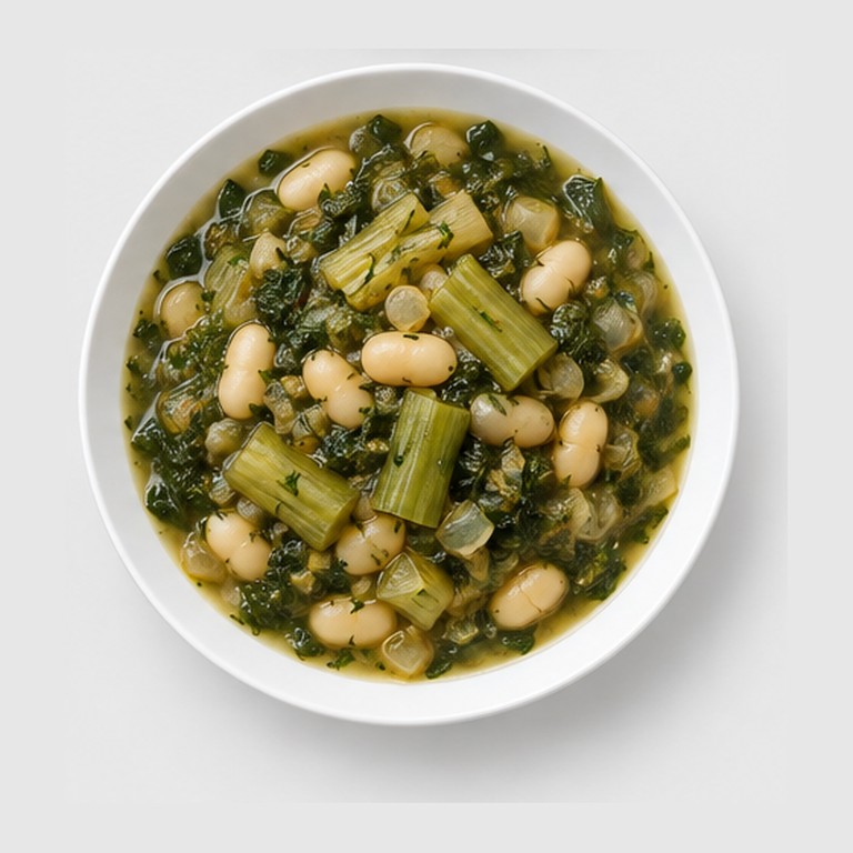 Ragoût céleri-haricots façon khoresh karafs (Iran)