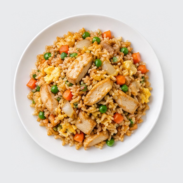 Riz sauté au poulet à la thaïlandaise façon khao pad kai