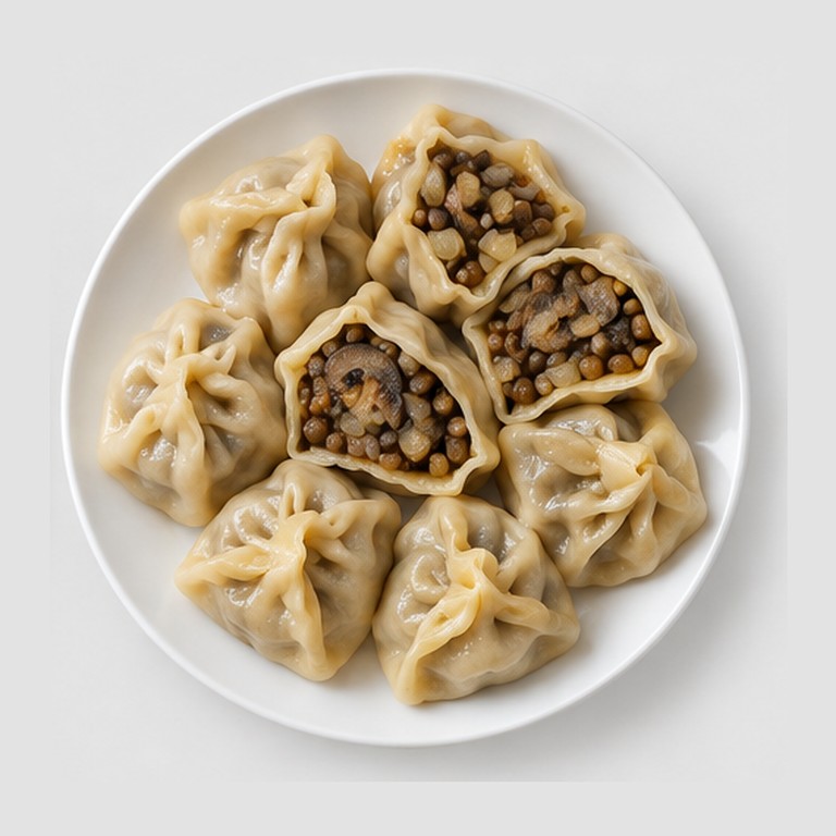 Raviolis cuits à la vapeur d'Arménie façon manti