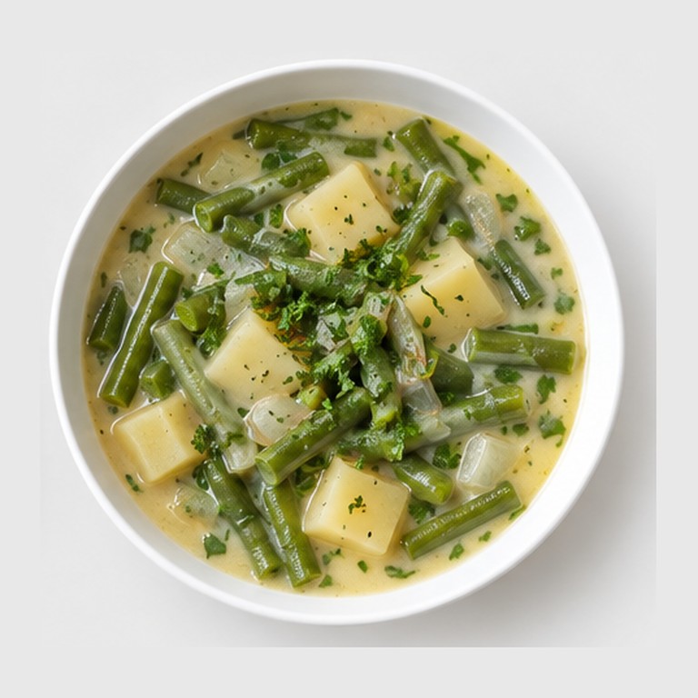 Soupe paysanne aux haricots verts façon bouneschlupp