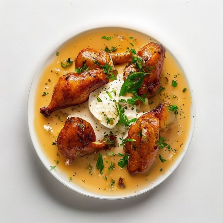 Poulet au lait de coco et curcuma